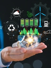 Simboluri ale tehnologiilor verzi pentru managementul deseurilor