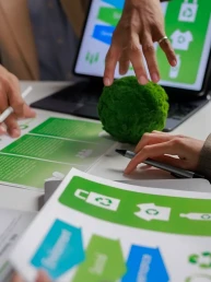 Imagine cu implementarea procedurilor de reciclare în companie